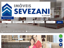 Tablet Screenshot of imoveissevezani.com.br